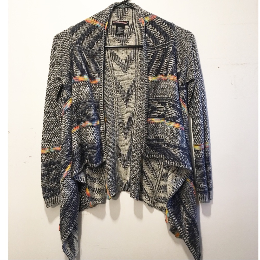 Aztec Style Sweater Cardigan